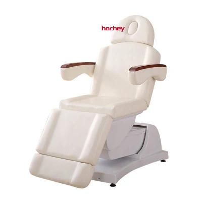 Hochey Medical Factory Price Beauty Salon Equipment Recliners Chairs Electric Thermal Massage Bed for Sale