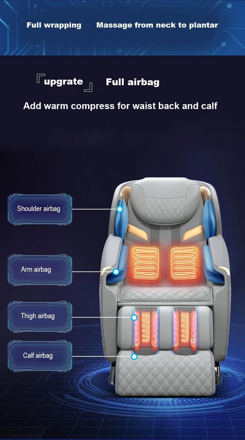 Ningde Crius C320L-Q11 Zero Gravity Recliner Electric Body Massage Machine Shiatsu 4D Full Body Foot Luxury Massage Chair