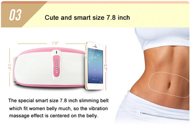 Electric Shiatsu Vibrating Heated Weight Loss Slimming Massage Belt Neck Shoulder Back Belly Full Body Slimming Vibration Belt Massager