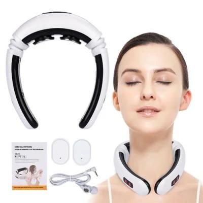 Fiwell Deep Tissue Pain Relief Care Cervical Massager Head Shoulder Electric Pulse Neck Massager