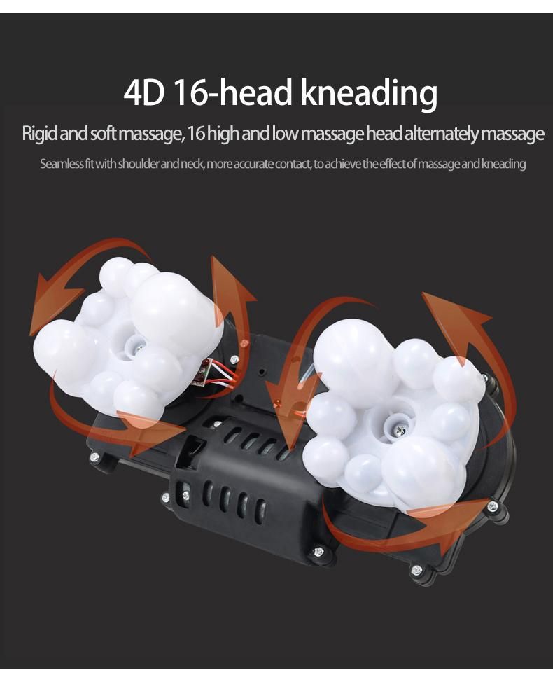 Kneading Massage Shawl Shiatsu for and Neck Back Shoulder Massager with Heating