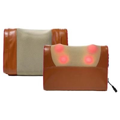 Electric Shoulder Massager Shiatsu Neck Back Massage Pillow with Heat