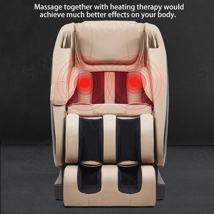Electric Luxury 3D Zero Gravity Full Body Shiatsu Vibration Massage Chair with Airbag and Music