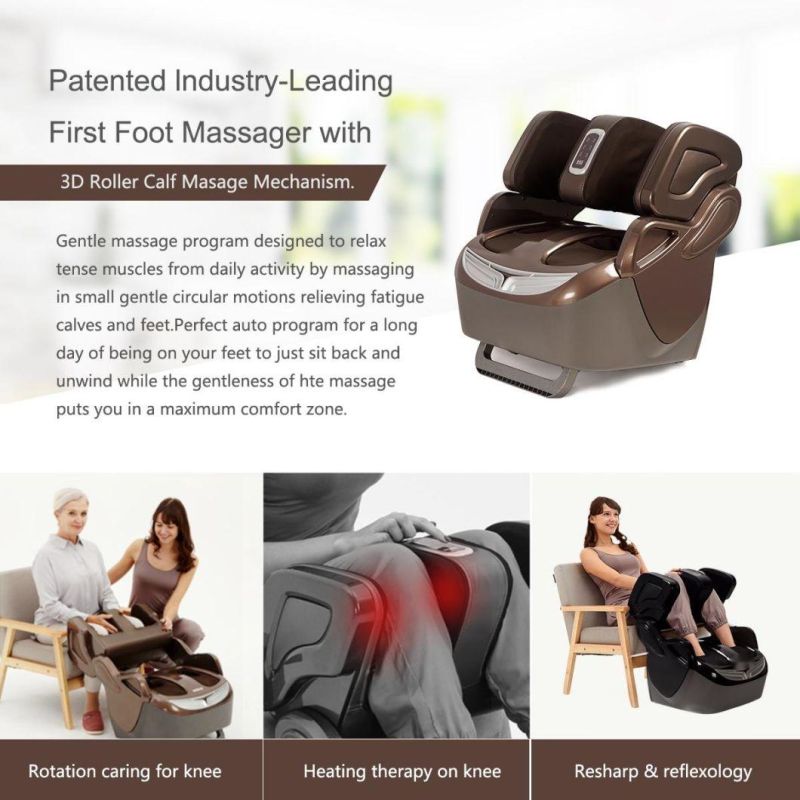 Air Press Leg and Calf Massage with Heating and Kneading