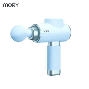 Mory Ready to Ship Adjustable USB C Body Percussion Muscle Mini Massage Gun with LCD Screen