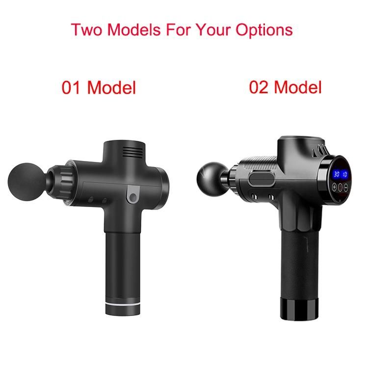 Reasonable Price Cordless Low Price Private 6 Heads Fall Resistant Metal Material Muscle Massage Gun