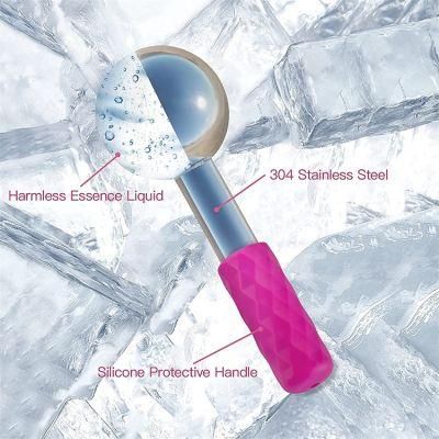 Face Massage Ice Globes Stainless Steel Cooling Ball Facial Care Eye Face Massager