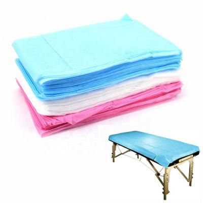 PP SMS Disposable Bed Sheets SPA Use Disposable Bed Cover