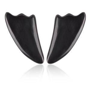 Buffalo Horn Guasha with Heart Shape