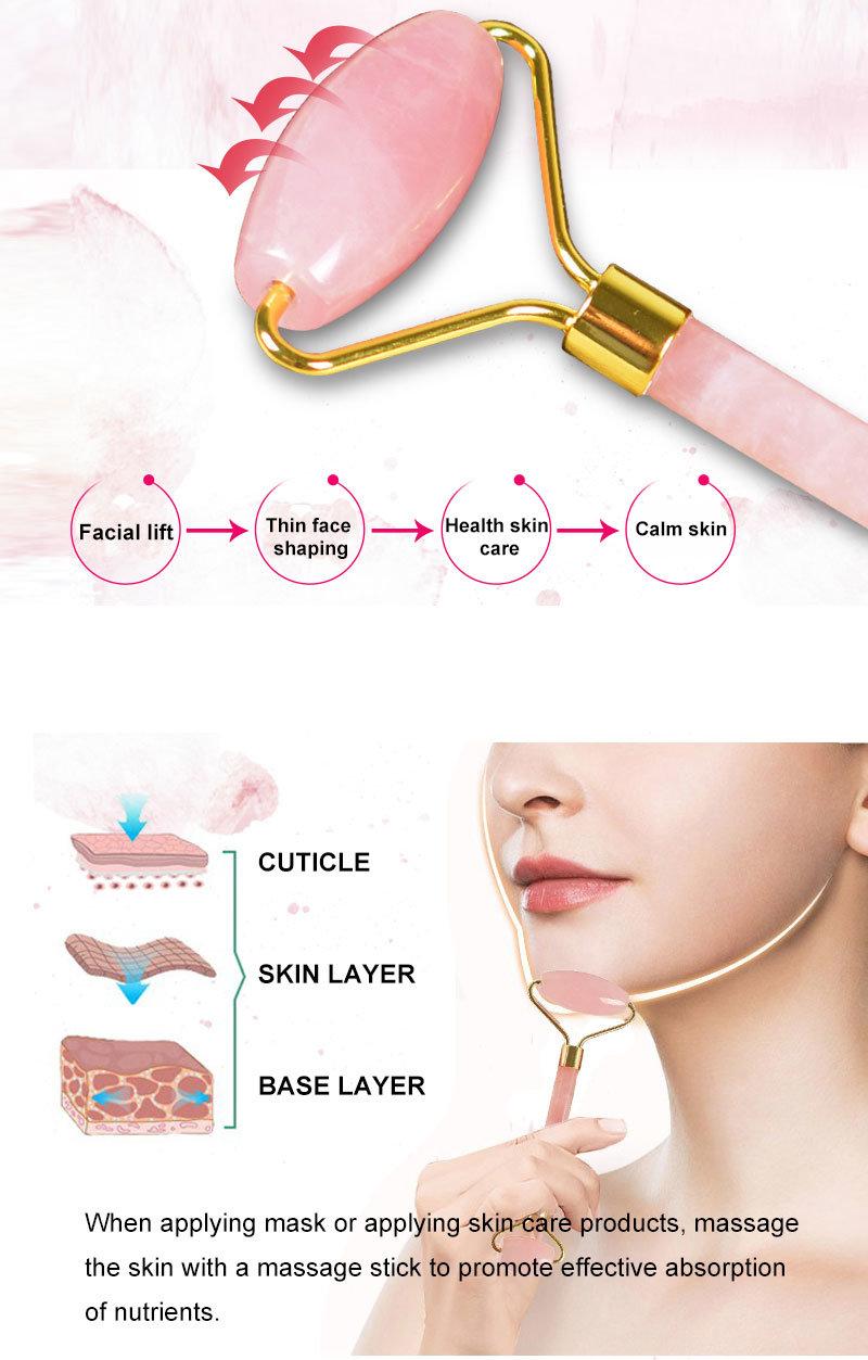 2019 Weitamei Hot Sale Jade Roller and Guasha for Face Care