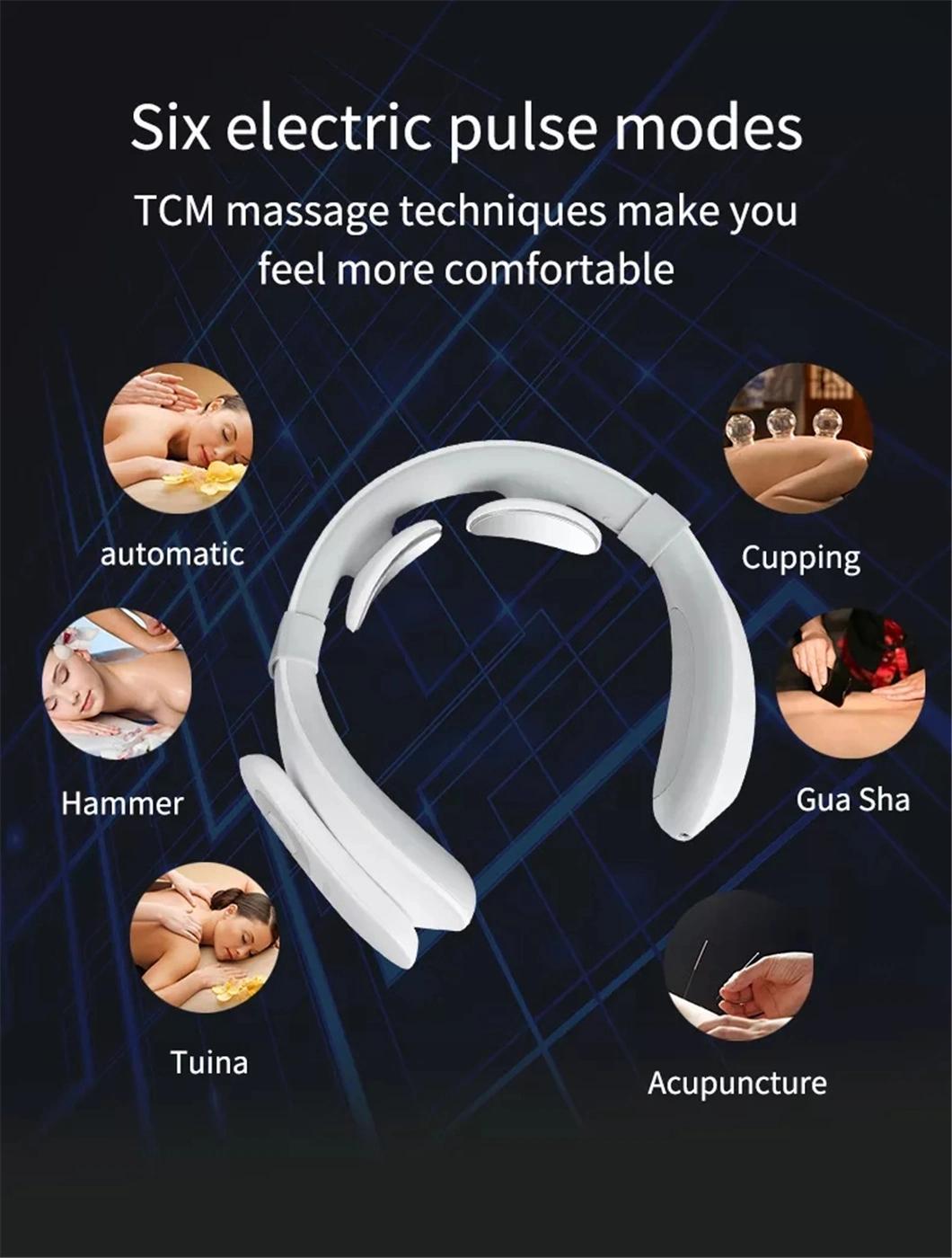 Portable Mini Electric Shiatsu Massage Magnetic Smart Physiotherapy Intelligent Neck Massager