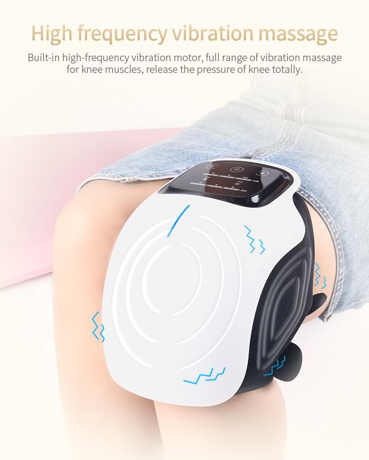 2021 Best Air Pressure EMS Pulse Joint Pain Vibration Knee Massager