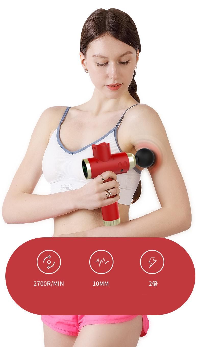 Athlete Portable Body Muscle Massager Professional Deep Tissue Massage Gun 2021