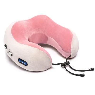 U Shaped USB Charging Wireless Car Shiatsu Neck Massage Portable Traveling Heating and Kneading Neck Massage Pillow