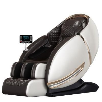 2021 New Design Super High Quality Double SL Guide Relax Massage Chair 4D Full Body Zero Gravity Massage Chair with Head Massage