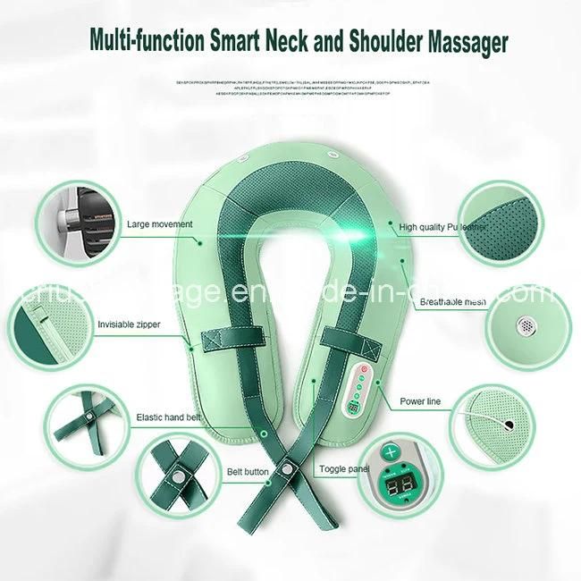 Inflatable Vibration Shiastu Massage Belt with Heat