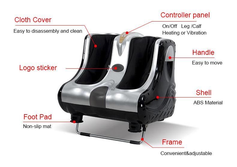 Home Foot Massage Machine Foot SPA with Vibration and Heat Calf Foot and Leg Massager