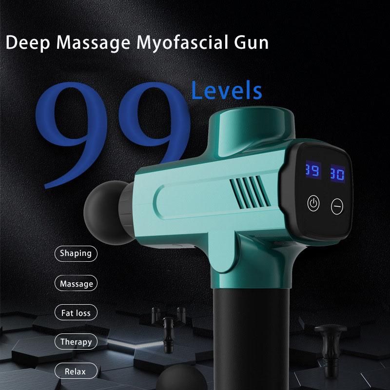 Rechargeable 12 mm Deep Muscle Relax 7.4 V Fascia Gun Electronic Automatic Muscle Massages Gun