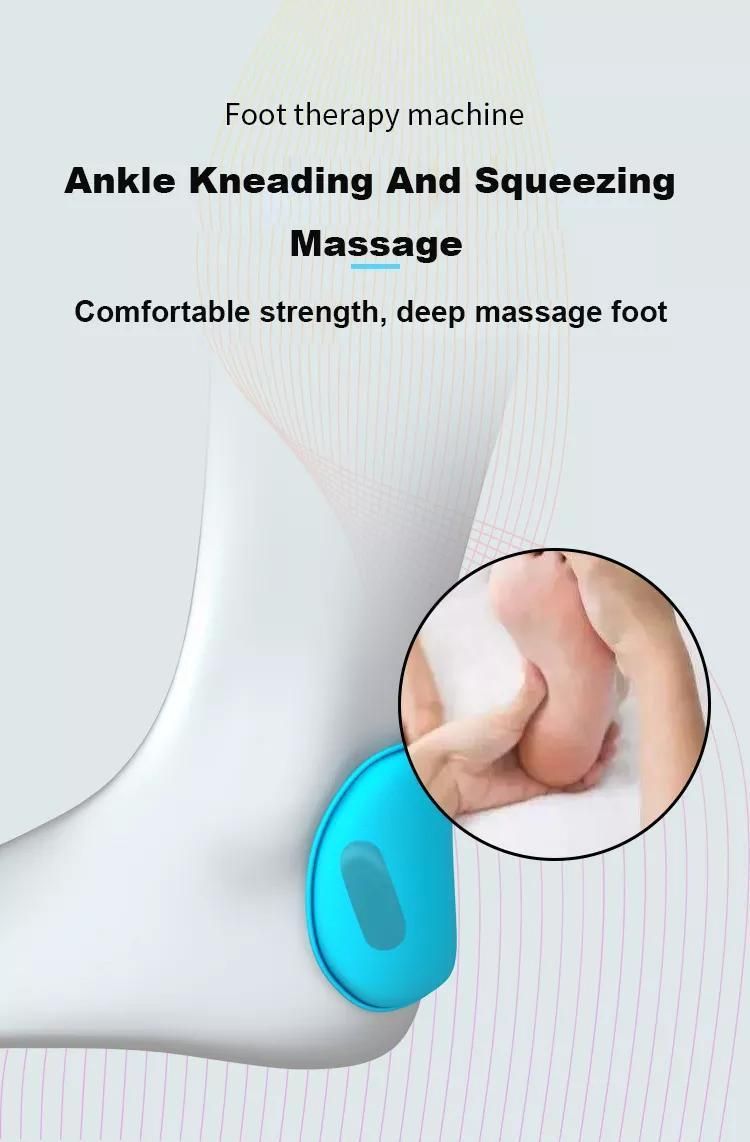 Fashion Electric Heating Mechanical Massage Leg Blood Circulation Machine Ion Cleanse Detox Foot SPA Massager