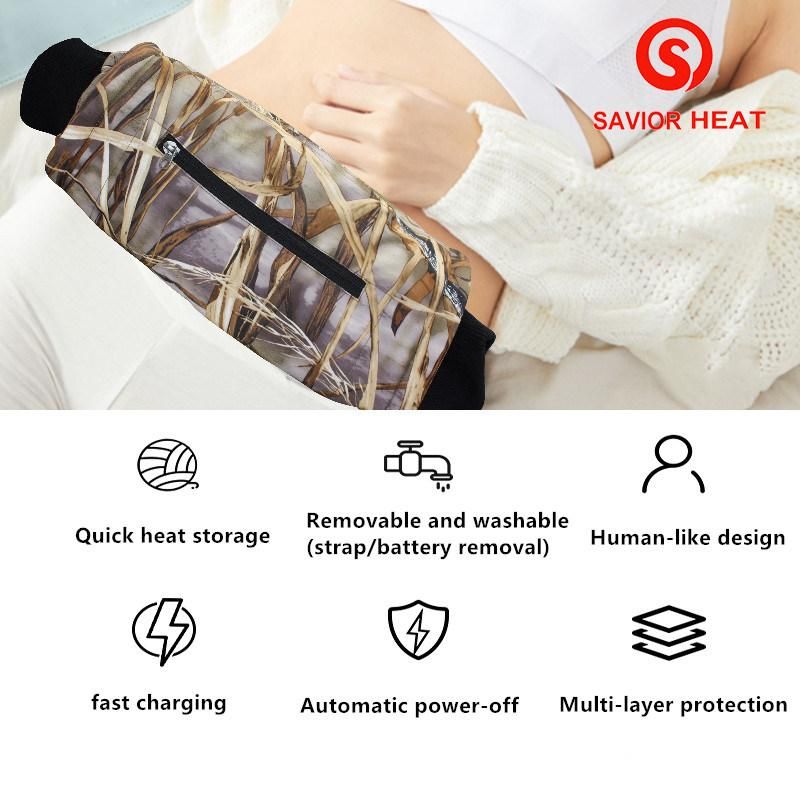 Savior 2020 Warming Uterus Waist Protecting Physiotherapy Electric Heated Warm Waist Belt