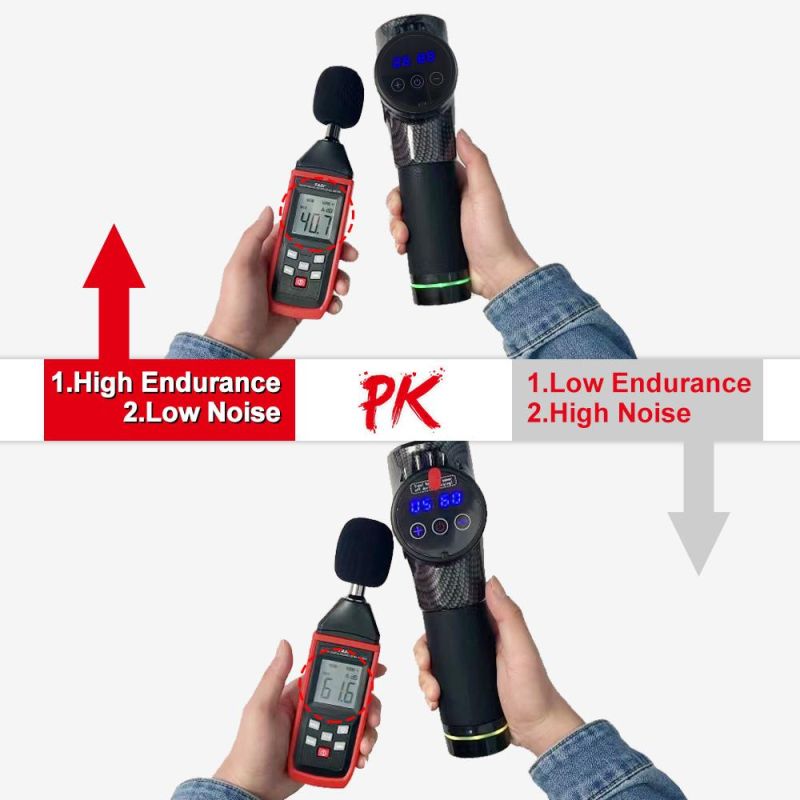 Portable Massage Gun Percussion Adjustable Muscle Massage Gun Sport Percussion Body Massager Electric Fascia Gun