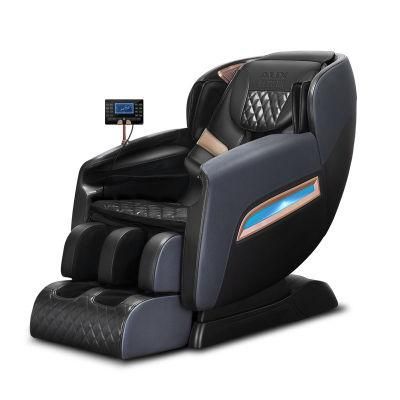 2022 New Design Luxury Shiatsu 4D Massage Chair Foot SPA SL Track Full Body Massage
