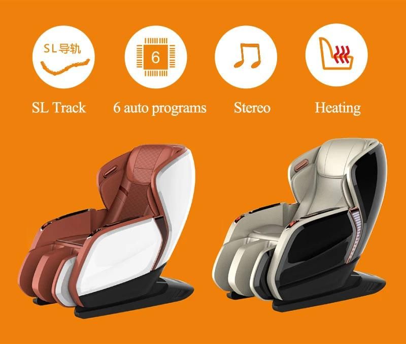 Electric Body Massager 4D Zero Gravity Massage Chair for Backyard Leisure Time