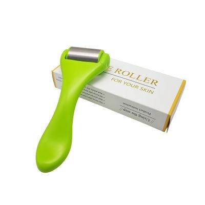 Facial Care Ice Roller Stainless Steel Ice Face Roller with Spiked Roller Head