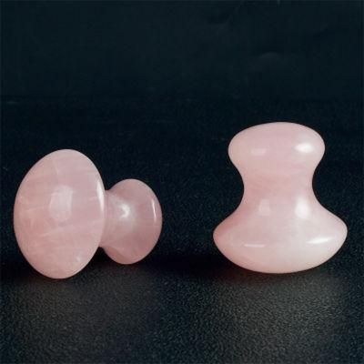 Mushroom Gua Sha Massager Rose Quartz Guasha Jade Scraping Massage Tool