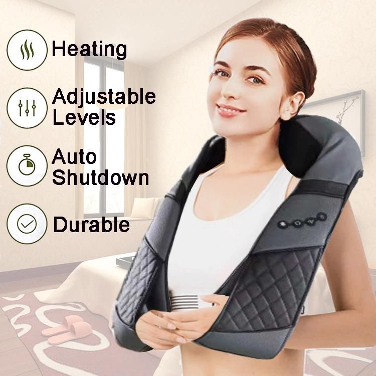 Heating Tahath Carton 400*180*200mm China Powerful Neck and Back Massager
