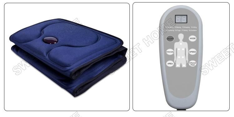 Electric Infrared Heated Vibrating Full Body Shiatsu Massage Mattress Neck Shoulder Back Vibration Heating Mat Seat Massager Cushion