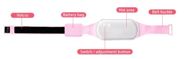 USB Rechargeable Infrared Uterus Massage Ladies Warm Uterus Belt