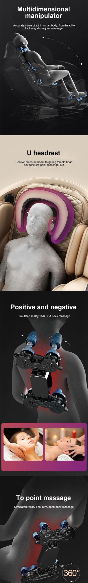 Sex Full Body Type Body Care Massage Chair