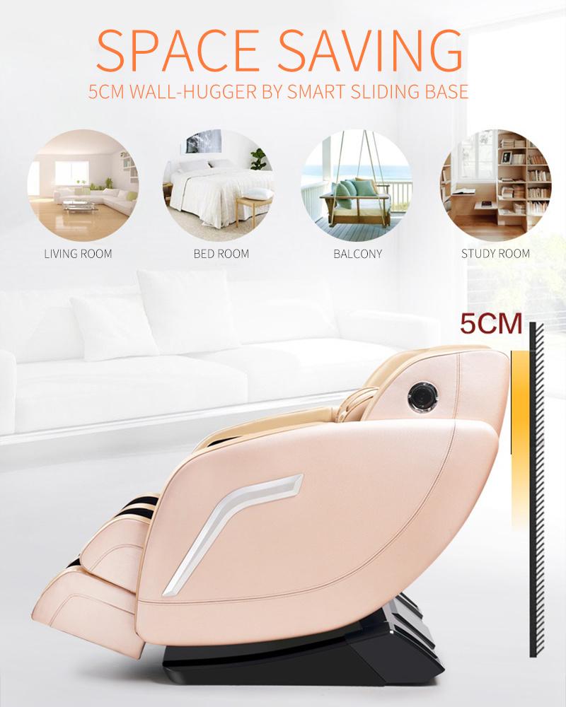 Fullbody Zero Gravity Massage Chair with 3D Massage Core, Lady Pink