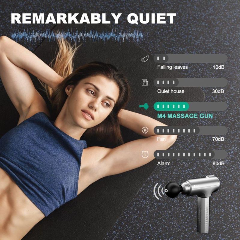 Handheld Cordless LCD Easy Touch Rotation Adjustment Muscle Massager