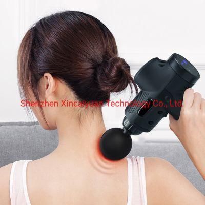 Powerful Cordless Massage Gun Electric Handheld Deep Tissue Percussion Muscle Full Body Relax Fascia 30 Speeds LCD Screen