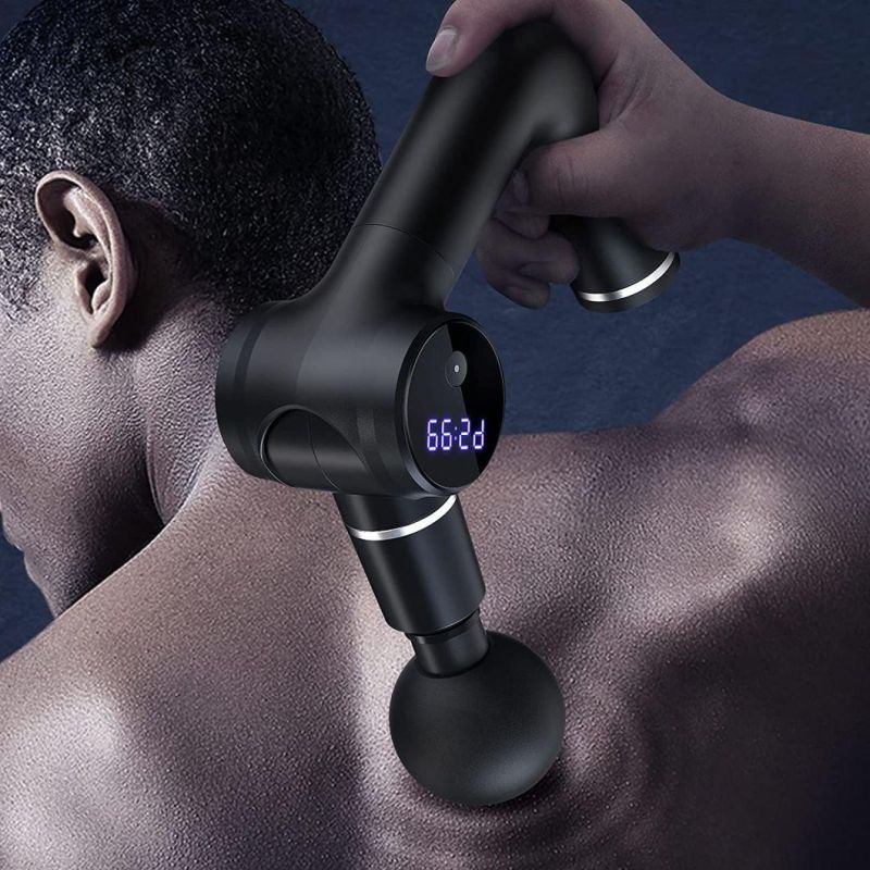 Drop Shipping Booster PRO 2 Massage Gun 9 Speeds 5 Heads Deep Tissue Muscle Massage Gun