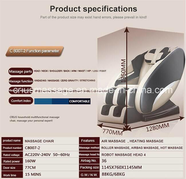 Multi-Function Luxurious Massage Chair with Foot Roller