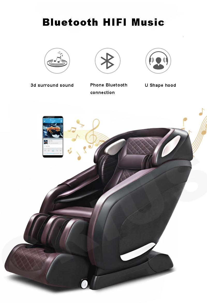 Ningde Crius Electric Luxury Full Body 3D Zero Gravity 4D Foot Massage Chair
