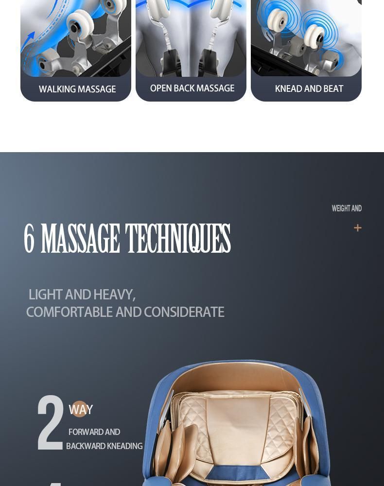 4D Zero Gravity Massage Chair S&L Track Full Body Massager