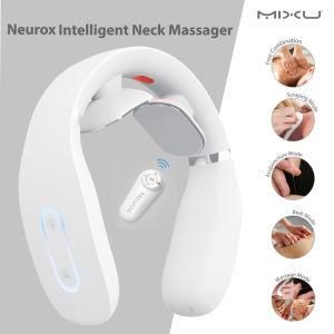 2020 Hot Sale Pink/Grey/White Intelligent Music Bluetooth Neck Massage with Remote