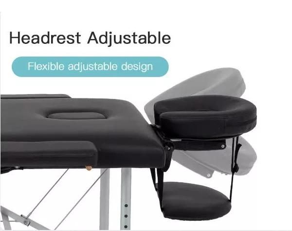 Folding Aluminium Base Table Facial Portable Beauty Massage Bed