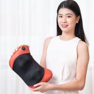 Factory Supply Almohada De Masaj Multi-Function Electric Wireless Vibration Neck Massage Pillow with Heating