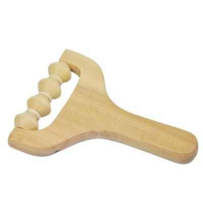 4 Balls Wooden Personal Hand Roller Therapy Relaxing Body Massager