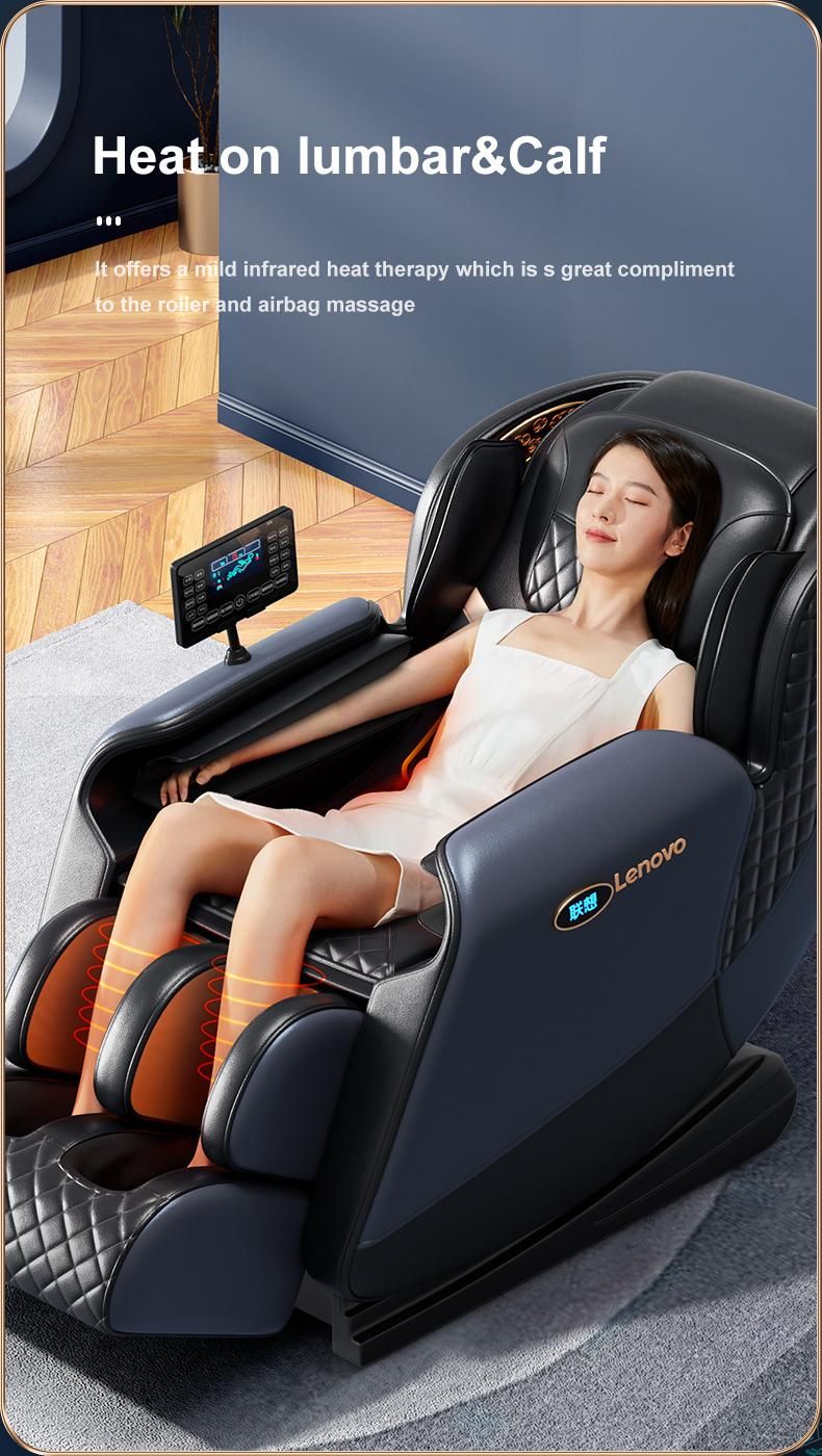 2022 Factory Direct Sillon Masajeador 4D Zero Gravity Luxury Reclining Chair Massage Muscle Stimulator Full Body Massage Chair