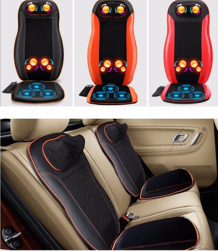 Kneading and Heating Shiatsu Back Vibration Car Massage Cushion