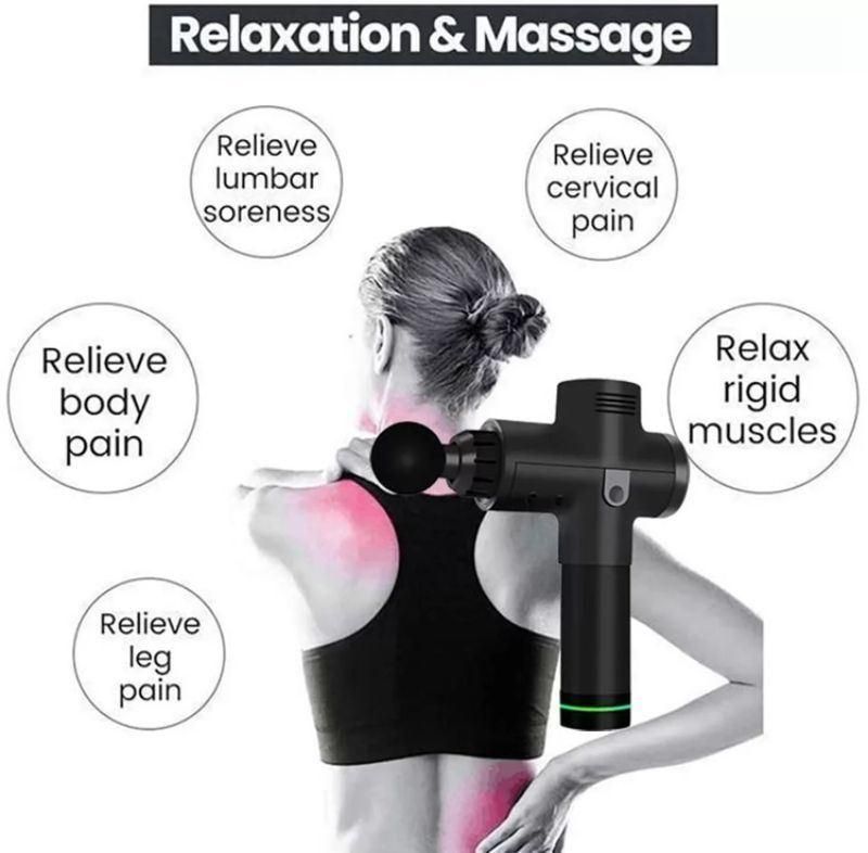 Timing Control Body Healthcare Electric Massage Gun Muscle Relaxer Wireless Neck Massager