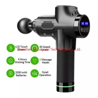 Massage Gun Deep Tissue, Quiet Percussion Muscle Back Neck Head Body Shoulder Massager Tools for Athletes Pain Relief, Hand Held Massage