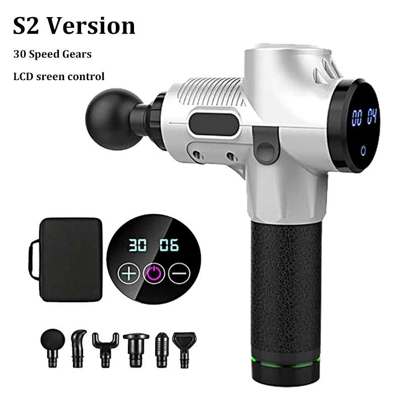 Massage Gun Fascia Gun Deep Muscle Relax Massage Gun Electric Massager Fitness Equipment with Low Noise