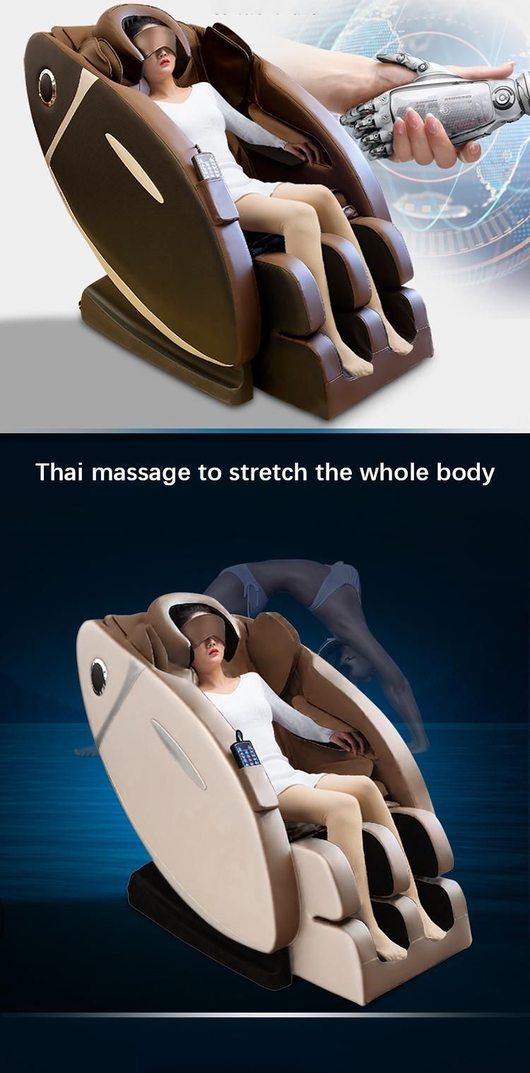 Full Body 3D Zero Gravity Shiatsu Massage Recliner with Bluetooth Heat Foot Roller